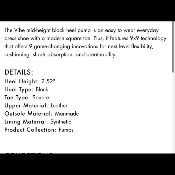 New Nine West Vibe 9x9 Block Heel in Mustard Seed Size 7.5 - Picture 6 of 6